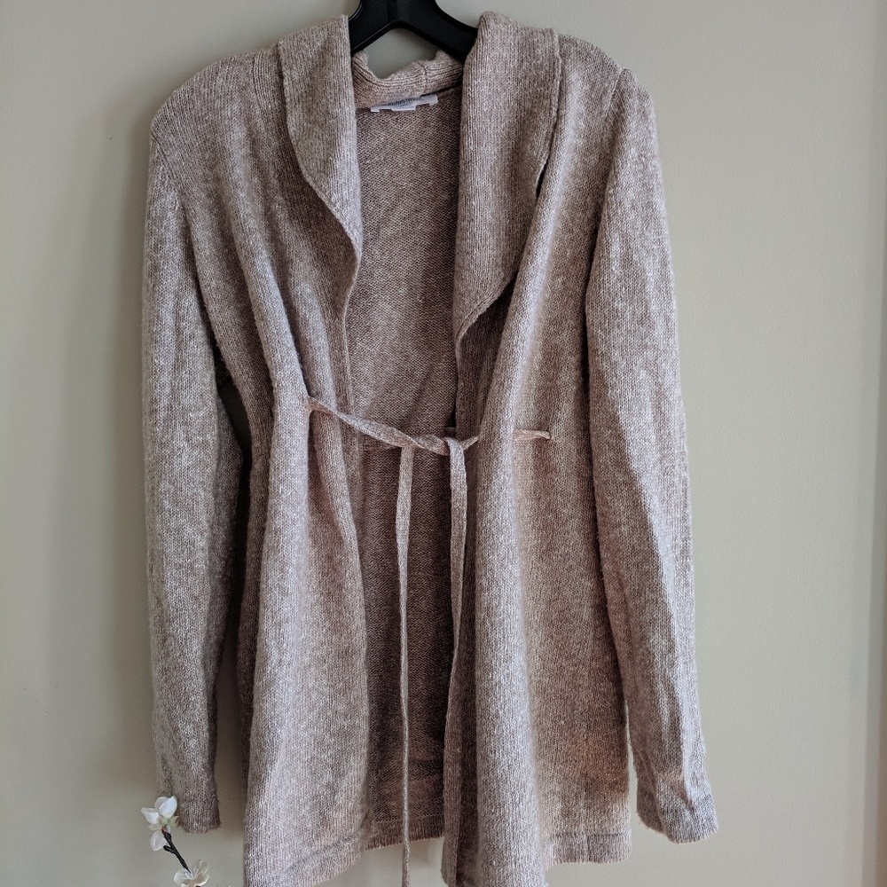 Tan cardigan